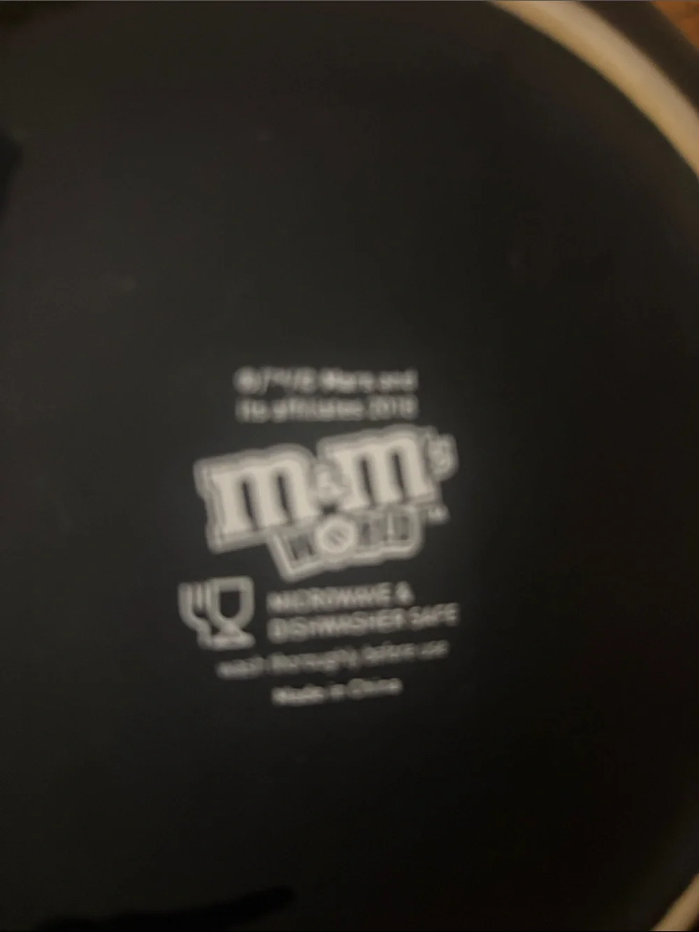 modern M&M's ceramic tea pot new without original box